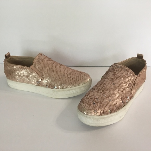 Steve Madden EVANN Sequins Blush Slip-on Size 8.5 - Picture 4 of 8